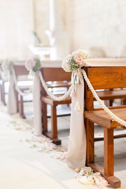 Pasillo De La Iglesia De La Boda