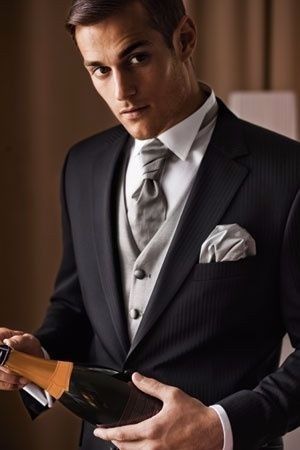 Corbata estilo ascot