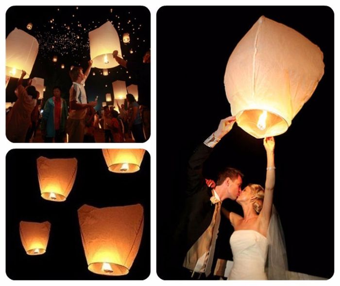 Lámparas voladoras o flying lanterns