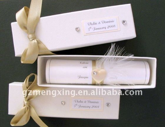 Invitación pergamino 2