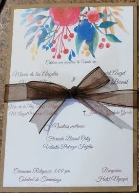 Mandaré hacer mis invitaciones con _____ 1