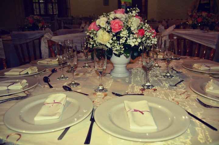 Mis arreglos de mesa