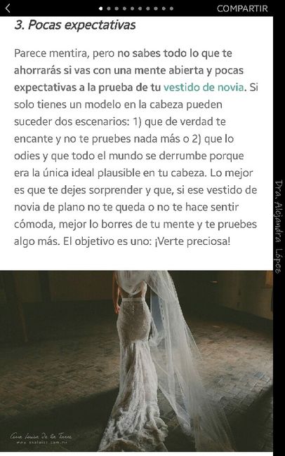 9 cosas que hay que llevar a la prueba del vestido - 3