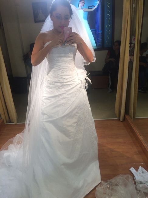 Quién lloró en la prueba del vestido? - 1