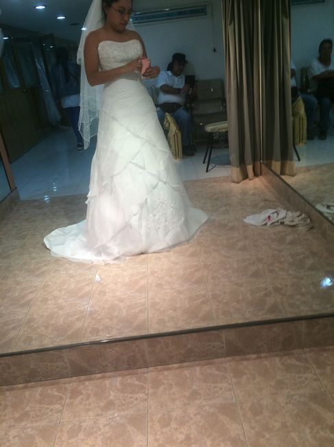 Quién lloró en la prueba del vestido? - 2