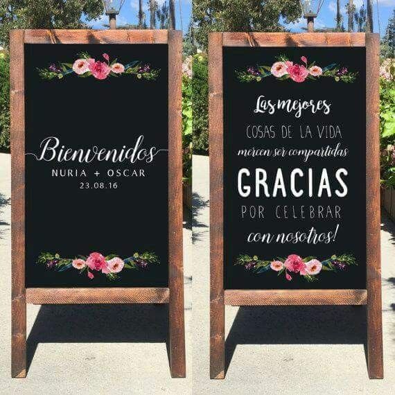 Letreros de recibimiento - 1