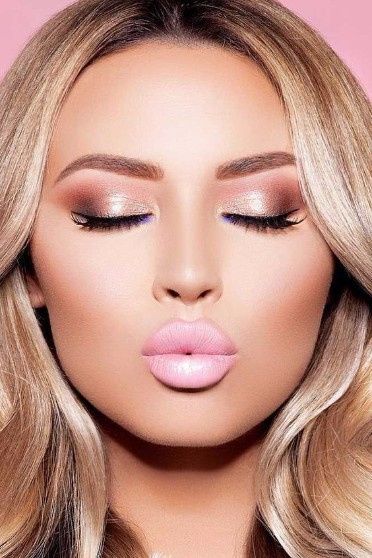 Rose gold makeup para el mes rosa 10