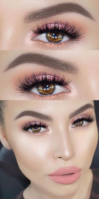 Rose gold makeup para el mes rosa 32
