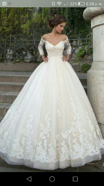 Vestido de novia corte princesa ❤ 6