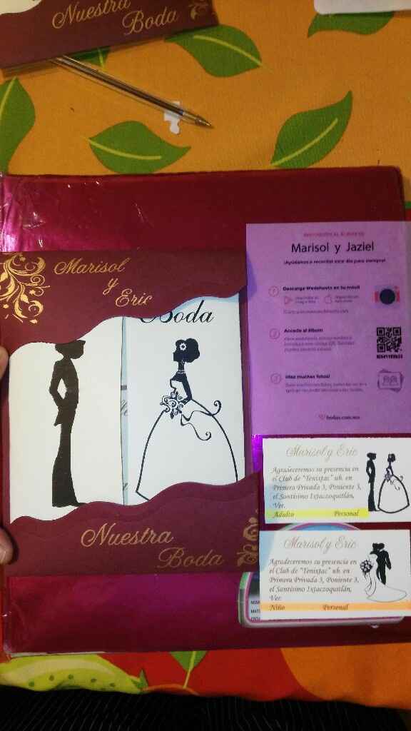 Al fin listas mis invitaciones - 1