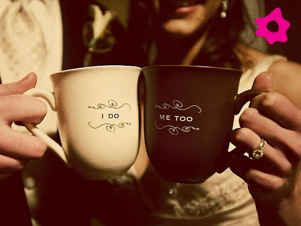 Tazas de novios