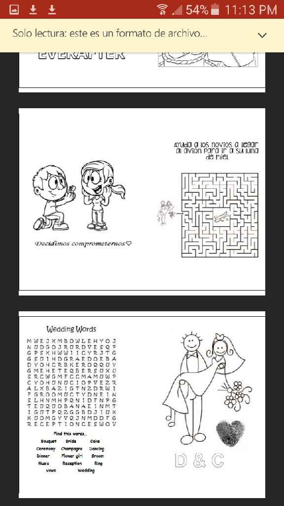 Actividades infantiles - 3