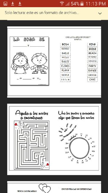 Actividades infantiles - 2