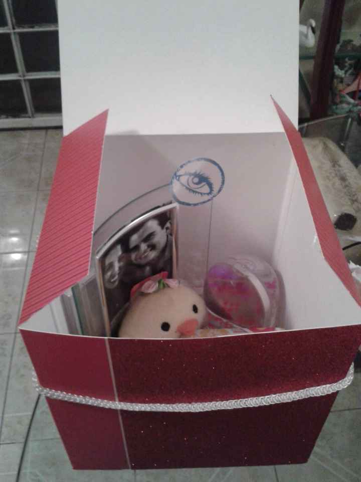 Me decí por la caja de los 5 sentidos :) tras semana y media, por fin quedo lista! bueno me falta me