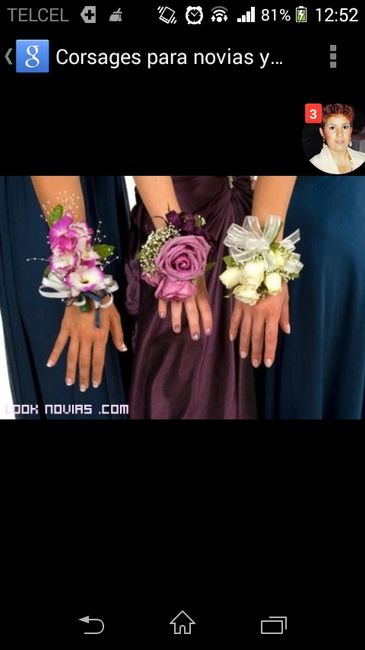Ramo o pulsera para damas de honor - 2