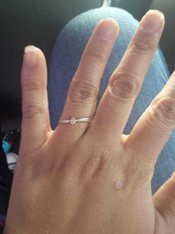 El anillo de compromiso!!!!!