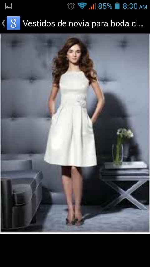 Vestidos para boda civil ♥ - 1