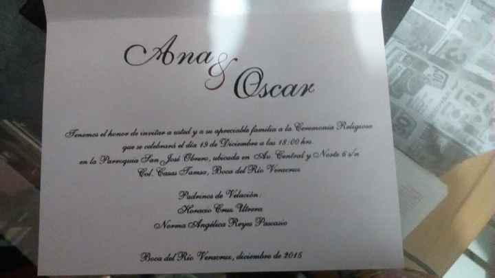 Al fin mis invitaciones - 5