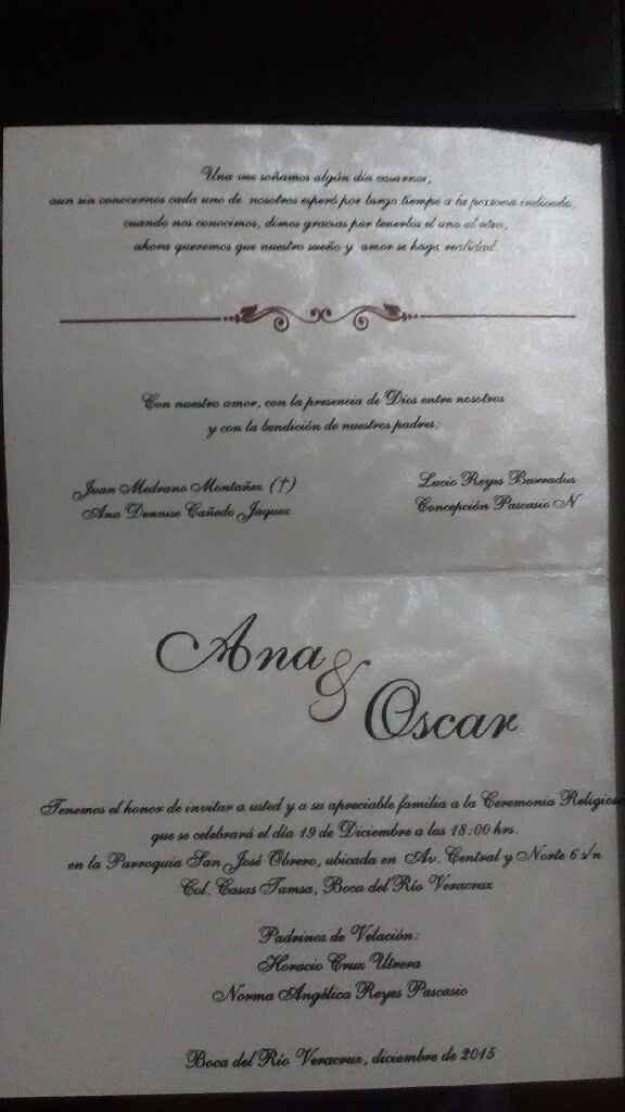 Y asi quedaron mis invitaciones - 2