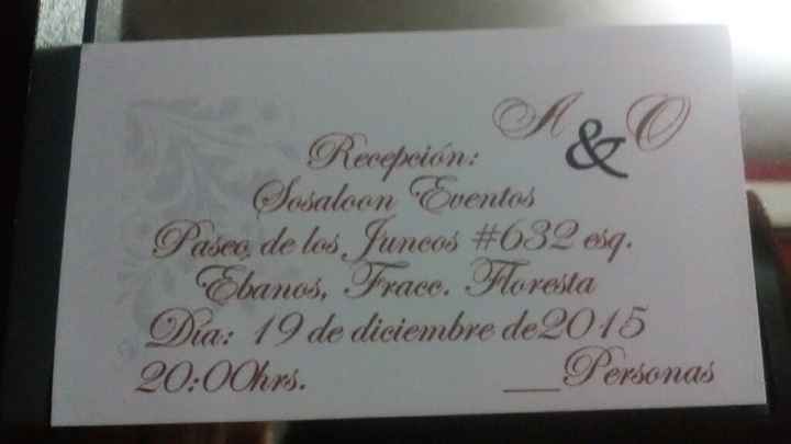 Y asi quedaron mis invitaciones - 3