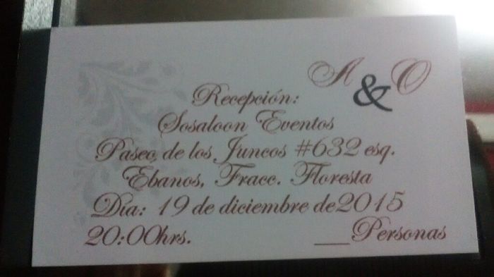 Y asi quedaron mis invitaciones - 3