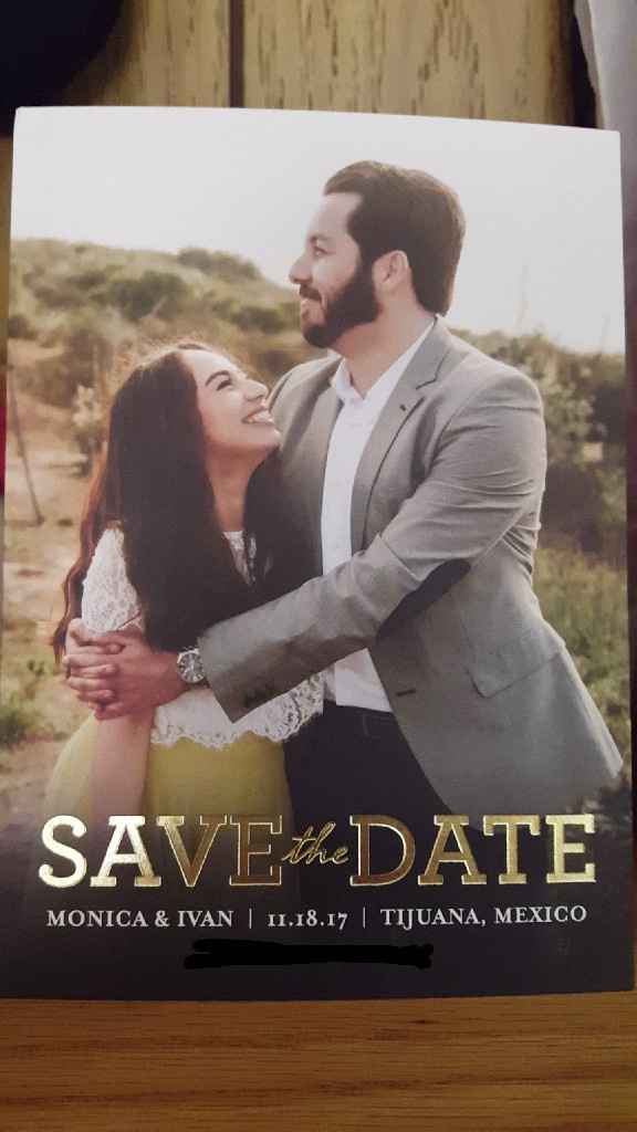 Nuestros "save the date" - 1