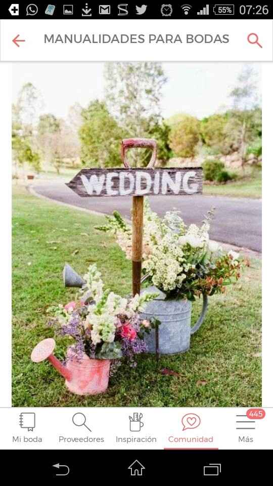 Decoración vintage para letreros de bienvenida - 1