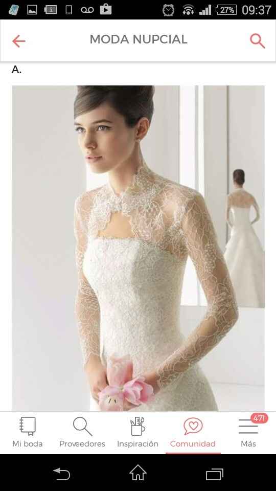 Bolero de novia ¿discreto o atrevido? - 1