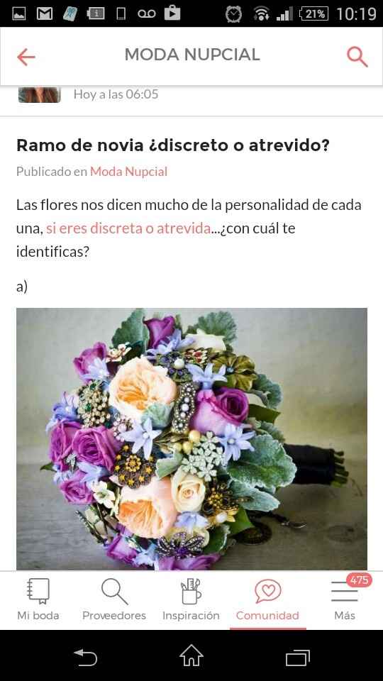 Ramo de novia ¿discreto o atrevido? - 1