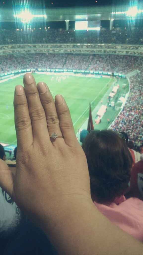 Llego la hora de presumir sus anillos - 1