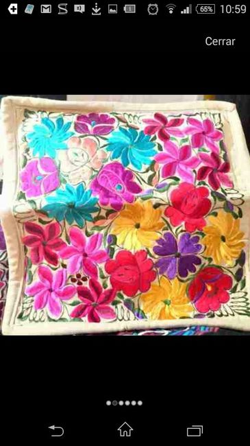 Diseño de los cojines - 1