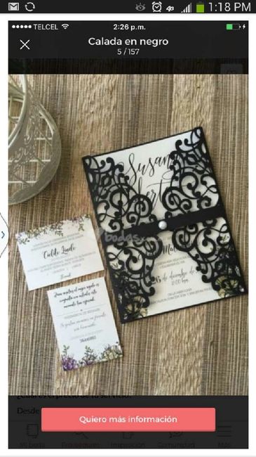 ¿Cuáles invitaciónes me recomiendan? - 1