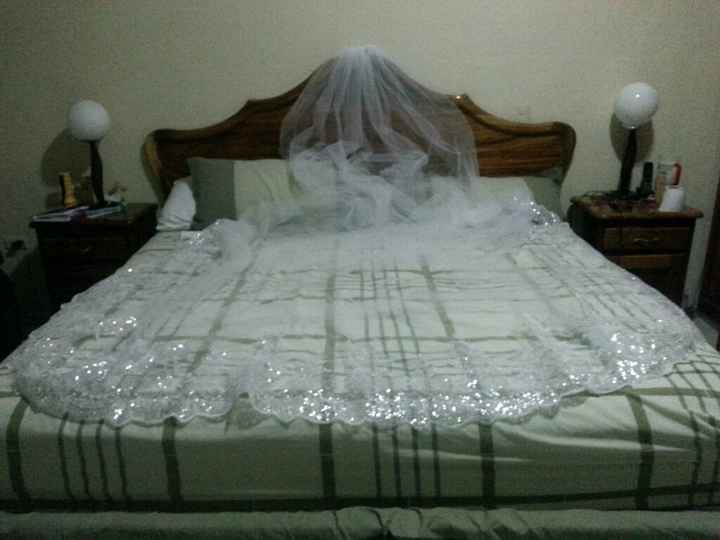 Ya llegó !! y es hermoso, mi velo - 3