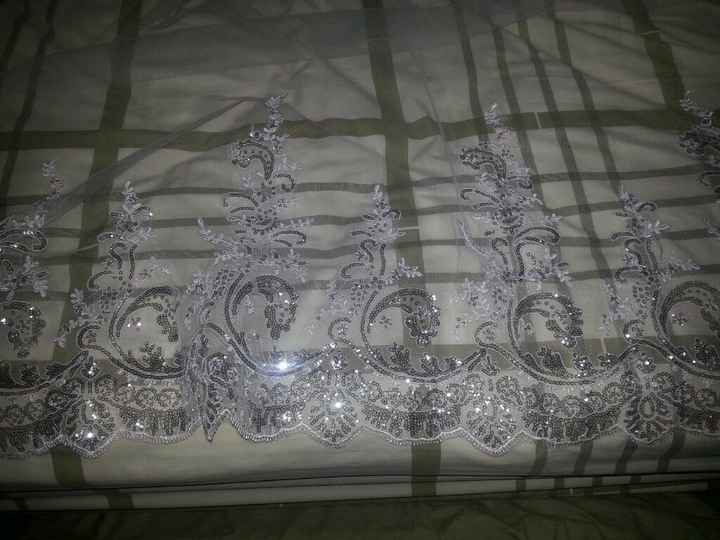 Ya llegó !! y es hermoso, mi velo - 4