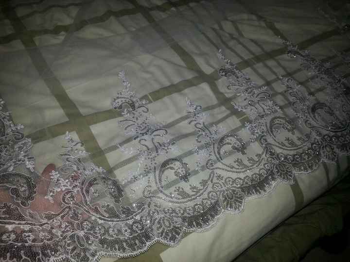 Ya llegó !! y es hermoso, mi velo - 5