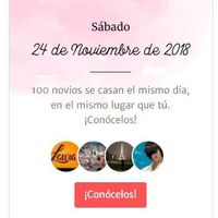 100 novios, 24 de nov 2018