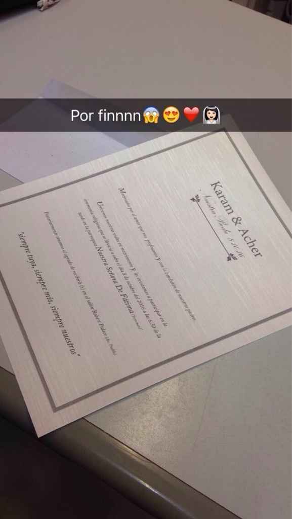 ¿dónde han hecho sus invitaciones? - 1