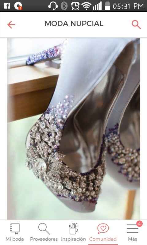 Deseo estos zapatos de novia - 1