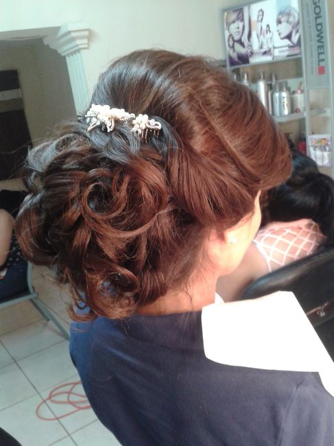 Mi prueba de maquillaje y peinado! - 3