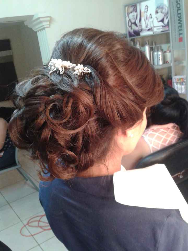 Mi prueba de maquillaje y peinado! - 3
