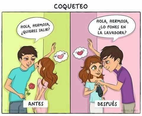 Antes & después matrimonio. - 4