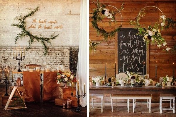 letrero con una linda frase que enmarque a la pareja.