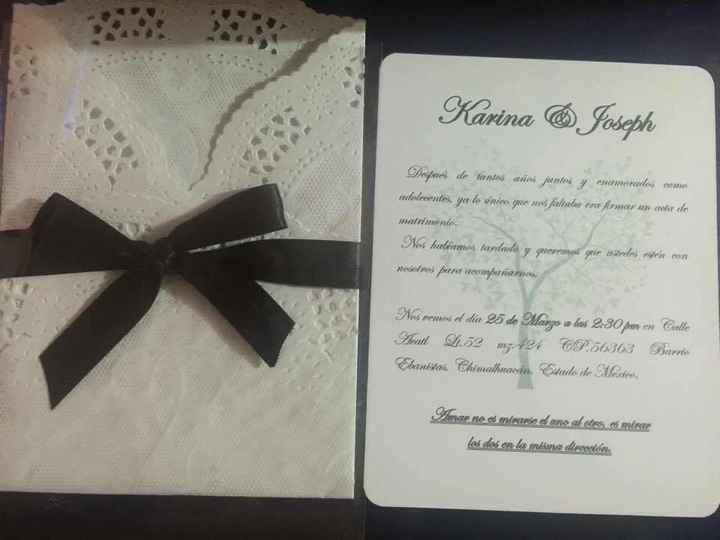 Invitaciones sin ceremonia religiosa... pido su ayuda! - 1