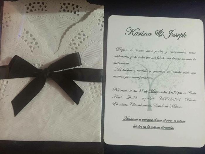 Invitaciones sin ceremonia religiosa... pido su ayuda! - 1