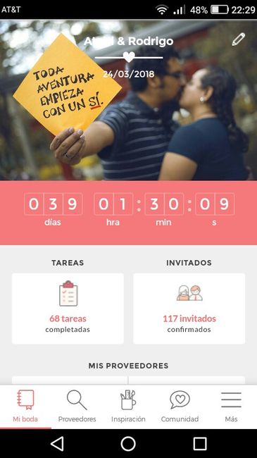 ¡Escribe los días que faltan para tu boda! 7