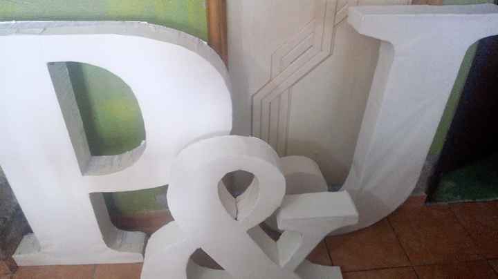 Letras de decoración - 1