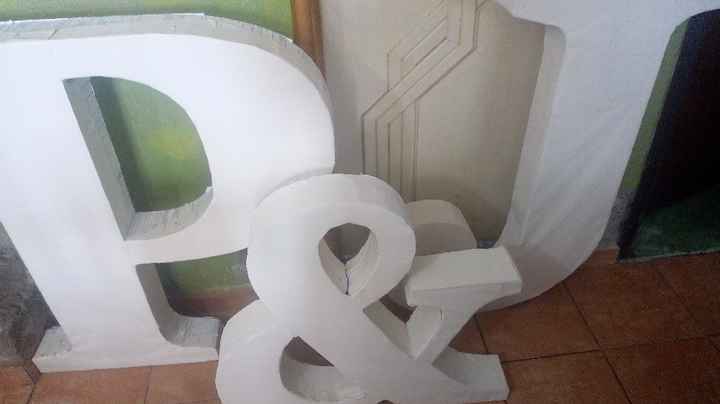 Letras de decoración - 2