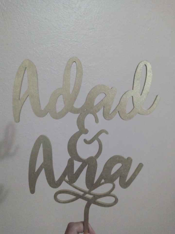  Tenemos Cake topper para el pastel - 1
