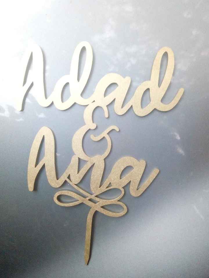  Tenemos Cake topper para el pastel - 2