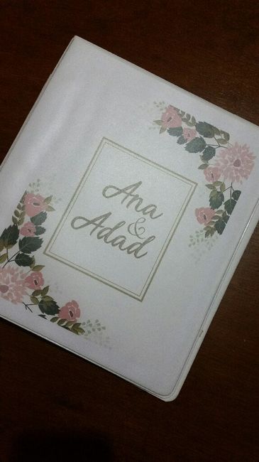 Carpeta para organizar la boda - 1